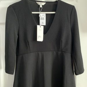 Ripe Maternity black peplum top